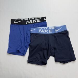 Nike Dri-Fit Essential Micro 2 Pack Boxer Briefs Youth Size Small Blue